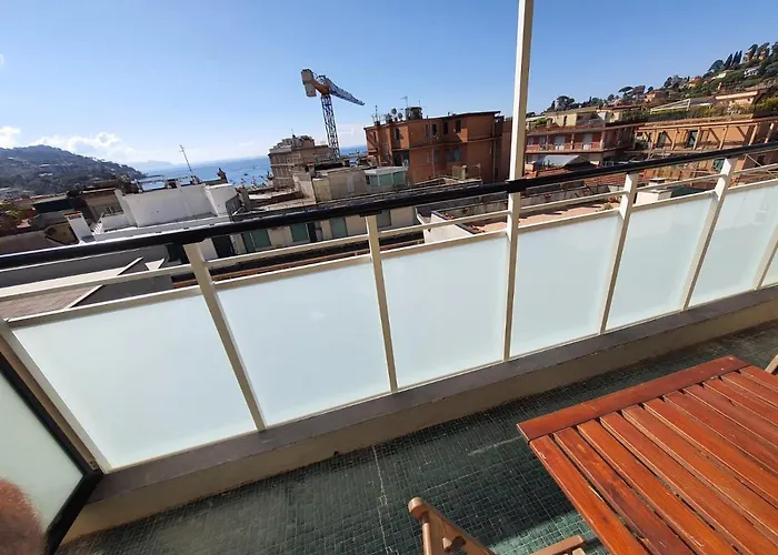 Seaview Rapallo's Heart Skyline Apartment